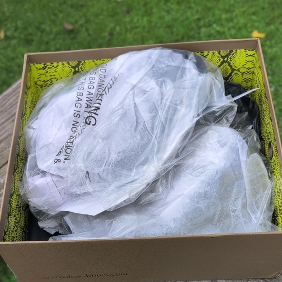 Privileged Black Fur Heels - Picture 7 of 10